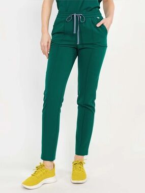 Women's Mediclo Hunter Green Scrub Pants